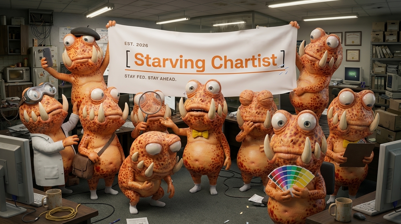 The Starving Chartist team — EST. 2026
